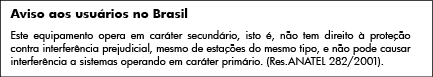Ábra – Megjegyzések a brazil felhasználók számára